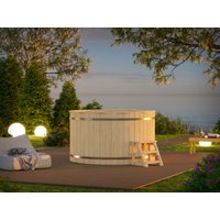 Fjordholz Holzbadezuber/Hot Tub Rund ohne Ofen Unkategorisiert online kaufen