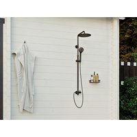 Garten- Duschsystem Comfort in Edelstahl schwarz Unkategorisiert online kaufen