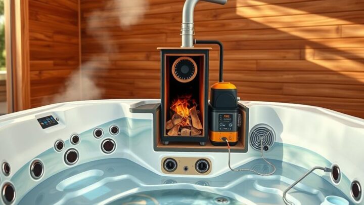 Wie funktioniert ein Hot Tub mit Ofen?